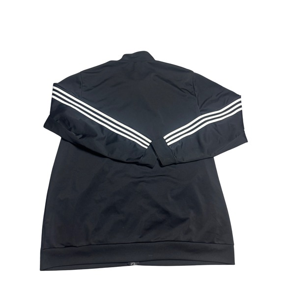 Adidas Mens 3 Stripes Full Zip Track Jacket Black White Size 3XLT Tall - Picture 5 of 5
